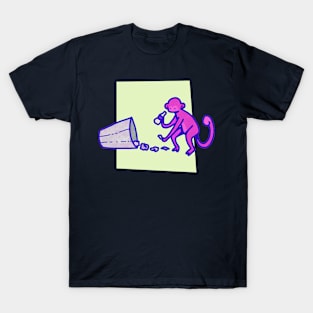 Monke business purple T-Shirt